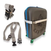 Premium Açık Gri Renk Valiz Kemeri 4 adet - 1