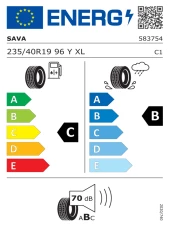 Sava 235/40R19 96Y Intensa Uhp 2 XL FP  Oto Yaz Lastiği (Üretim Yılı: 2023) thumbnail 2