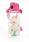 Hakan Çanta Anna & Elsa 500 ml Kırılmaz Gövde Şeffaf Matara 78728 - 1