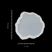 Bardak Altı Reçine Epoksi Kalıp - Dalgalı Yuvarlak - B14 - 4