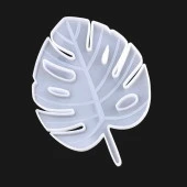 Yaprak Reçine Epoksi Kalıp - Bardak Altı -Kod:179 thumbnail 1