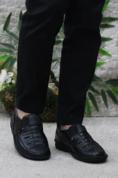 Mehmet Mete 2115 Siyah Alme Comfort İç Ve Dış Hakiki Deri Erkek Ayakkabı thumbnail 2