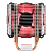 GAMDIAS BOREAS E1-410, RED Lights, 120mm CPU  Kule Tipi Hava Sogutma AMD AM4 ve INTEL Tüm islemciler ile uyumlu - 3