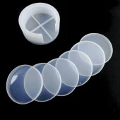 Bardak Altlığı Epoksi Kalıp Seti- Yuvarlak - Kod:321set thumbnail 3