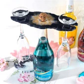 Reçine Epoksi Silikon Kalıp Bardak altı, Şaraplık -Kod:208 thumbnail 2