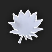 Yaprak Reçine Epoksi ve Beton Kalıbı - Bardak Altı -Kod:178 - 1