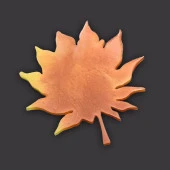 Yaprak Reçine Epoksi ve Beton Kalıbı - Bardak Altı -Kod:178 - 2