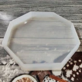 Bardak Altı Reçine Epoksi ve Beton Kalıbı - Sekizgen -Kod:190 thumbnail 2