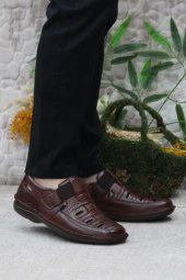 Mehmet Mete 2115 Taba Alme Comfort İç Ve Dış Hakiki Deri Erkek Ayakkabı thumbnail 1