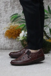 Mehmet Mete 2115 Taba Alme Comfort İç Ve Dış Hakiki Deri Erkek Ayakkabı thumbnail 3