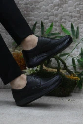 Mehmet Mete 800 Siyah Showmen Hakiki Deri Erkek Ayakkabı thumbnail 5