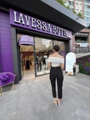 ZR MODEL YÜKSEK BEL HAVUÇ PAÇA PANTOLON-SİYAH - 2