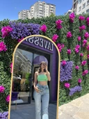 ZİNCİR ASKILI CROP- YEŞİL - 3