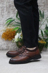 Mehmet Mete 185 Taba Marrka Hakiki Deri Erkek Ayakkabı thumbnail 3