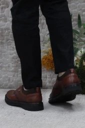 Mehmet Mete 185 Taba Marrka Hakiki Deri Erkek Ayakkabı thumbnail 4