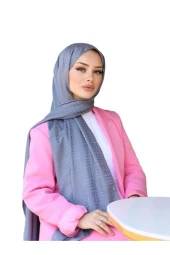 Kibrit Desen Pamuk Jakar Şal (GRİ) thumbnail 2