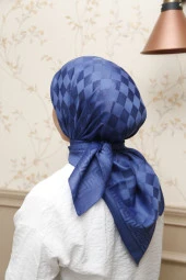 Dama Desen ipeksi Pamuk Jakar Eşarp thumbnail 3