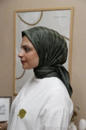 Dama Desen ipeksi Pamuk Jakar Eşarp thumbnail 2