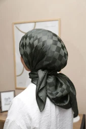 Dama Desen ipeksi Pamuk Jakar Eşarp thumbnail 3