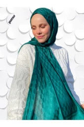 Koza Desen Benetton Pamuk'lu Jakar Şal thumbnail 5