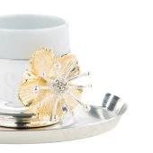 LOTUS DİK TÜRK KAHVE FİNCAN GÜMÜŞ thumbnail 5