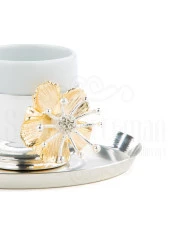 LOTUS DİK TÜRK KAHVE FİNCAN GÜMÜŞ thumbnail 6