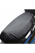 Spacy Activa Vespa Büyük Model Scooter Universal Motosiklet Siyah Sele Kılıfı Koltuk Brandası - 1