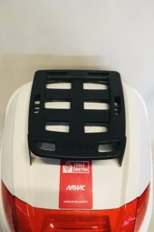 Motorsiklet Arka Çanta 32 Litre Beyaz Sırt Dayamalı Üst Tabakalı Full Set thumbnail 2