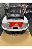 Arwic Motosiklet Arka Çanta Topcase 46 Lt Beyaz Sırt Dayamalı thumbnail 1