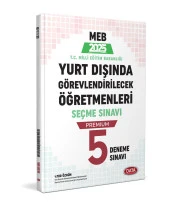 Data 2025 MEB Yurt Dışında Görevlendirilecek Öğretmenleri Seçme Sınavı Premium 5 Deneme Data Yayınları thumbnail 2