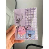 KAWAİİ MİLK BOX İKİLİ ANAHTARLIK - 1