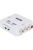 S Line HDMI To Rca Tos Av Çevirici Dönüştürücü 1080P Mini HDMI2AV Video Conventer - FHD0503 - 1