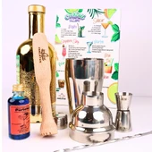 Perlotus Kokteyl Shaker Jigger Mojito Tokmak Bar Kaşığı Kokteyl Tarifleri Blue Curacao Kokteyl Seti - 1