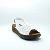 Janestt Kadın Hakiki Deri Dolgu Topuk Sandalet 107-206151-01 - 7