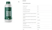 Naturwin 7 7 7 Yaprak Gübresi 1 Lt x 20 Adet (1 Koli), Azot, Fosfor, Potasyum + ME İçerir - 3