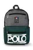 Cambridge Polo Club Street Style Dört Bölmeli Unisex Okul Sırt Çantası Yeşil / CPO4016.032 thumbnail 1