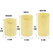 9 ADET VIP KALİTE TİTREK YANAN MUM SALLANAN MUM LED IŞIKLI MUM PİLLİ MUM BÜYÜK ORTA KÜÇÜK LED MUM thumbnail 5