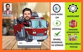 İtfaiye Şöförü Karikatür Biblo,Sevgiliye Hediye,Doğum Günü Hediyesi thumbnail 1