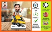 Kamyon Şöförü Karikatür Biblo,Sevgiliye Hediye,Doğum Günü Hediyesi thumbnail 1