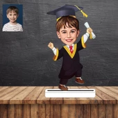 Mezun Oldum Karikatür Figürü,Sevgiliye Hediye,Doğum Günü Hediyesi - 1