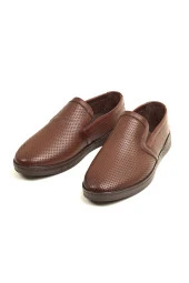 Hakiki Dana Derisi Günlük Loafer Bağcıksız Ayakkabı - 1