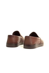 Hakiki Dana Derisi Günlük Loafer Bağcıksız Ayakkabı - 4