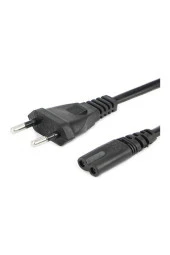 Ac Power Güç Kablosu Tv-radyo -notebook Adaptör Için 2 Pin Teyip Fişi 2 M - 3