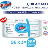 Pratik Yüzey Temizlik Havlusu Beyaz Sabun 96x3 (288 YAPRAK) - 2