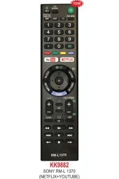 SONY Rm-l 1370 Netflıx+you Tube Lcd Led Tv Kumandası Kk9882-16995 - 1