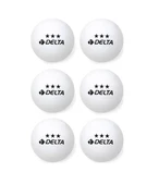 Delta Pinpon Topu 6 Adet / Masa Tenisi Topu - 2