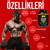 Mythpower Whey Protein Tozu 2010 gr 67 Servis Çilek Aromalı (PROTEİN SENTEZİ) Shaker 600 ml - 3