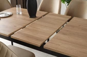 Mercan MDF Salon Yemek Masa Sandalye Takımı 90x145 - 4