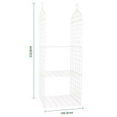 Balatlı Dolap Içi Düzenleyici Plastik Raf Organizer - 2
