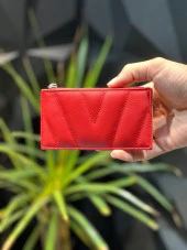 Unisex Kart Bölmeli Çok Gözlü Fermuarlı Kartlık Cüzdan VLS.CZDN.0018 - 1